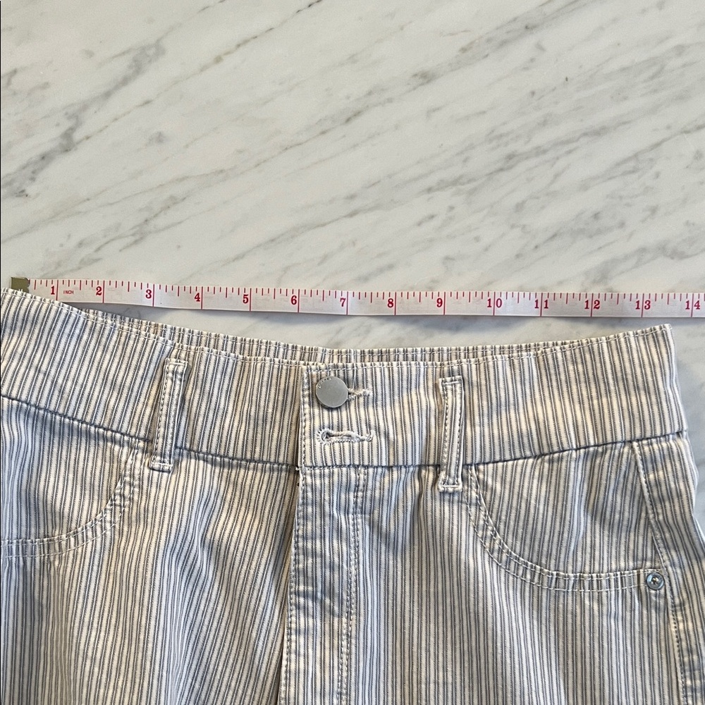 DL1961 Hepburn Wide Leg Striped  Chinos - Picture 8 of 9
